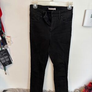 Lévis 721 black skinny jeans